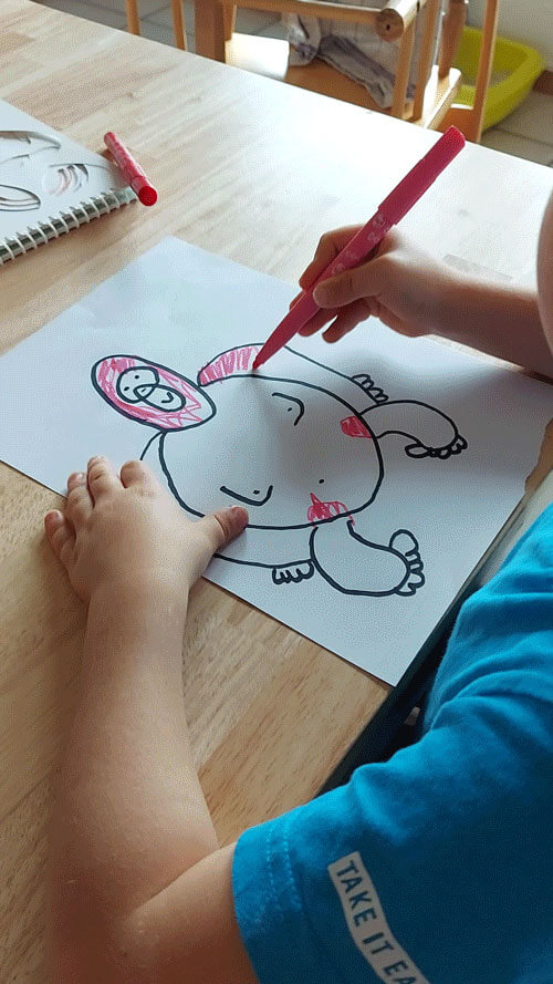 Dessin-enfant-gorille